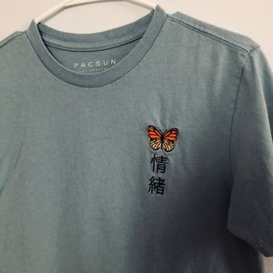 butterfly shirt pacsun